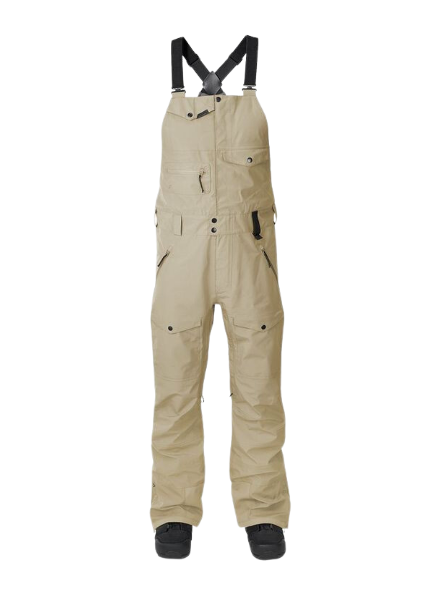 Brown Bib Pant With Black Straps manufactured By The Leading Bib Pants Manufacturer The Scrub Uniforms.