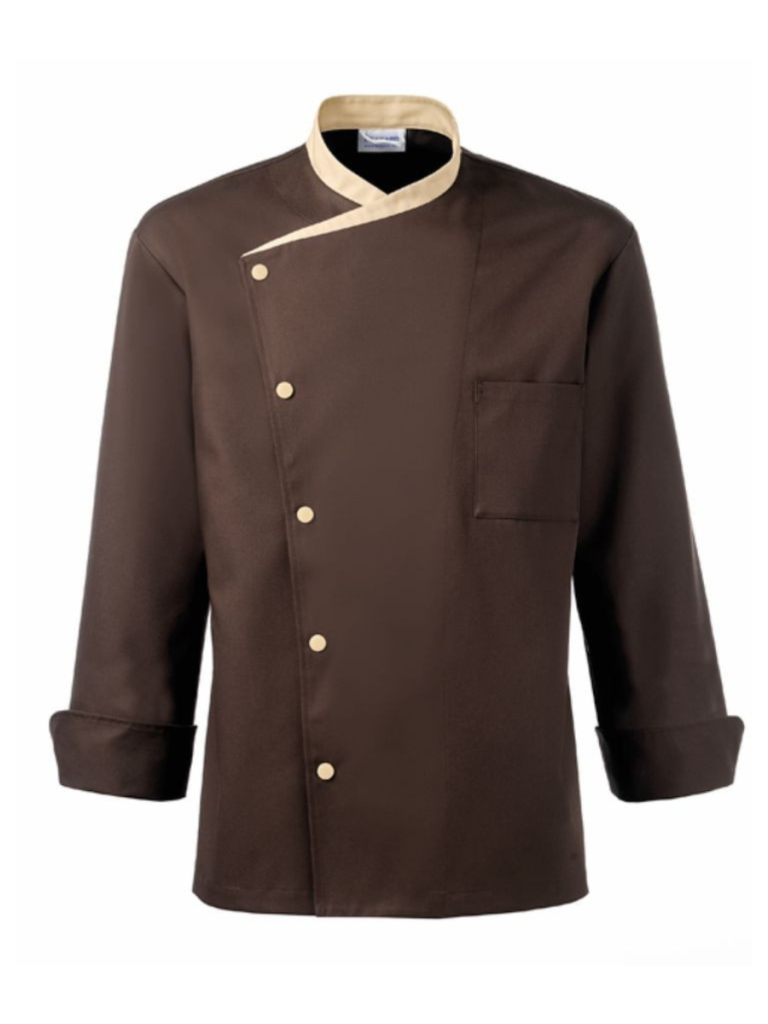 Dark Brown Chef Coat Manufactured By Leading Chef Coats Manufacturer The Scrub Uniforms.