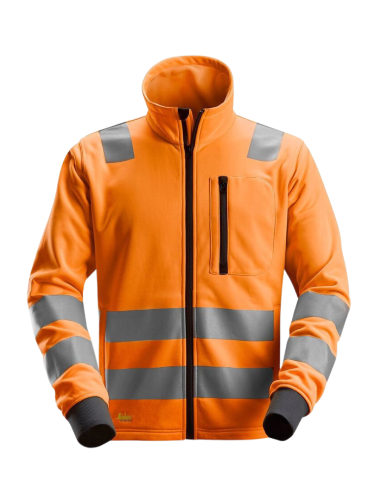 Orange Color Premium Safety Work Shirt Manufactured By The Top Work Shirts Manufacturer In Pakistan, The Scrub Uniforms.