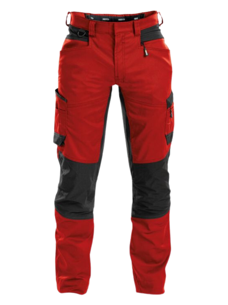 Best Quality Red And Black Work Pant Manufactured By The Leading Work Pants Manufacturer And Supplier In Pakistan, The Scrub Uniforms.