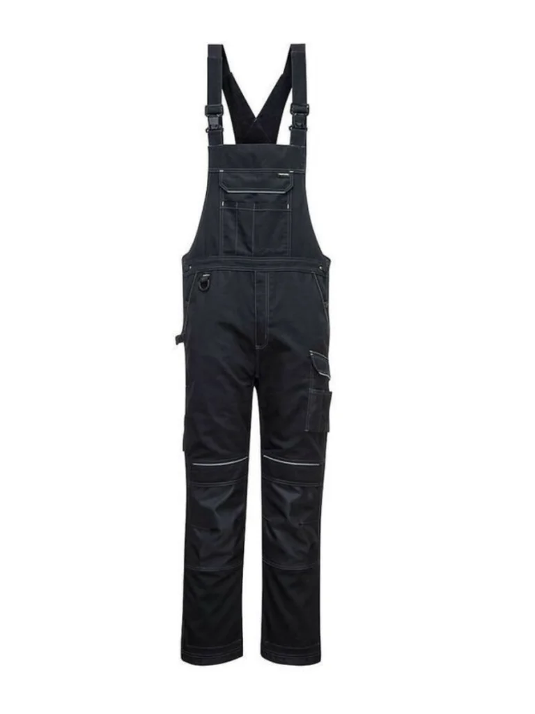 Top Of The Line Black Bib Pant Manufactured By The Industry Leading Manufacturer And Supplier The Scrub Uniforms.