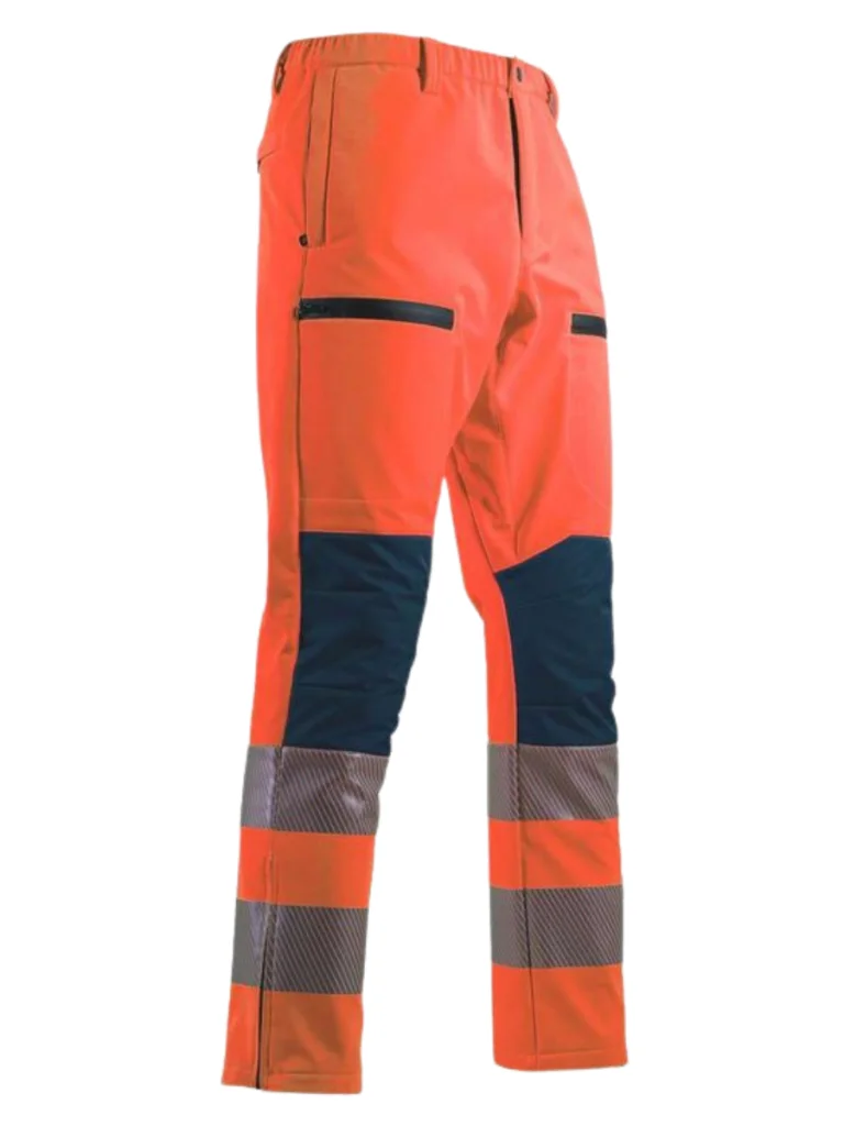 Orange Safety Work Pant Manufactured By The Leading Custom Safety Work Pants Manufacturer The Scrub Uniforms.