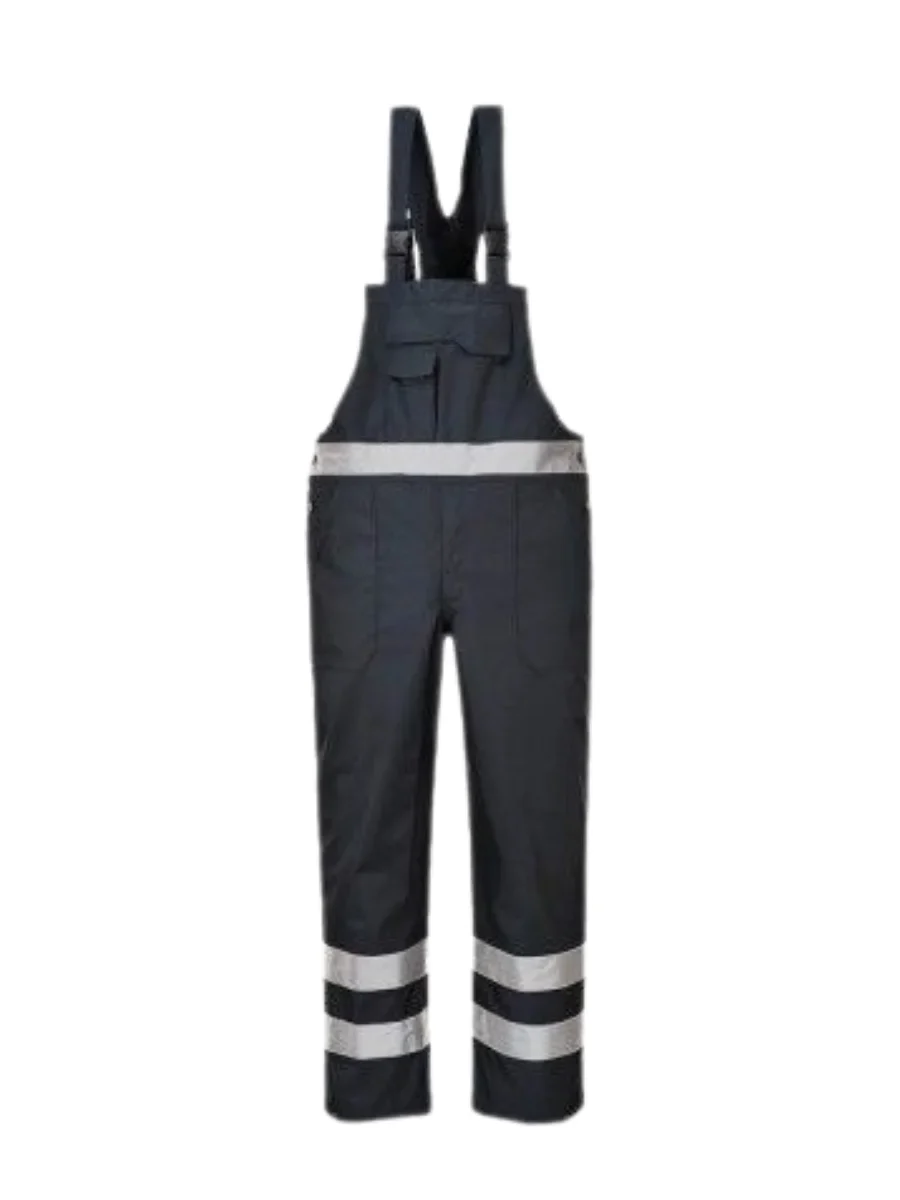 The Scrub Uniforms Is The Black And Silver Bib Pants Manufacturer